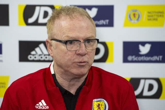 Interest: Alex McLeish confirmed he was keeping tabs on Adams. Picture: SNS Group