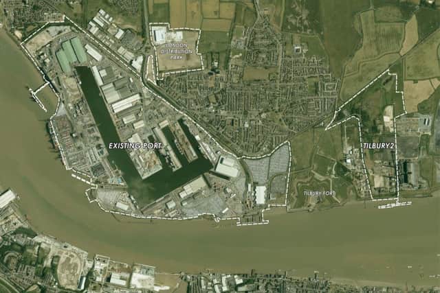 Tilbury2 is set to be built on a site in Thurrock covering in excess of 150 acres. Picture: Contributed