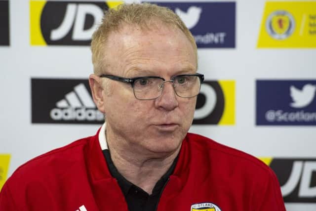 Scotland manager Alex McLeish