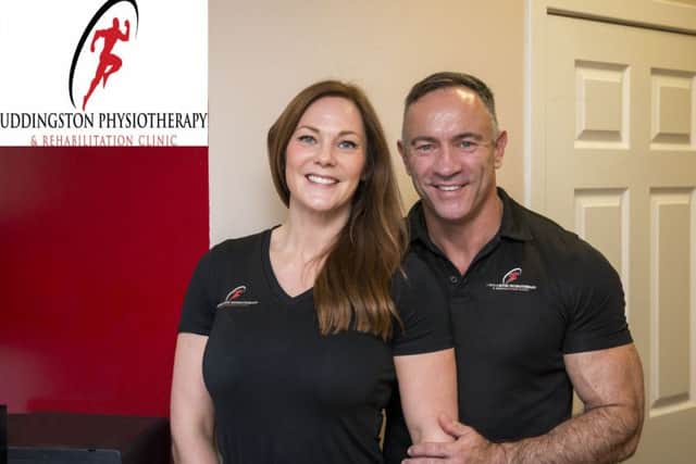 Uddingston Physiotherapy and Rehabilitation Clinic has been going from strength to strength since it was co-founded by Gillian and Ricky Flanagan in 2013. Pic: Brian McPhee