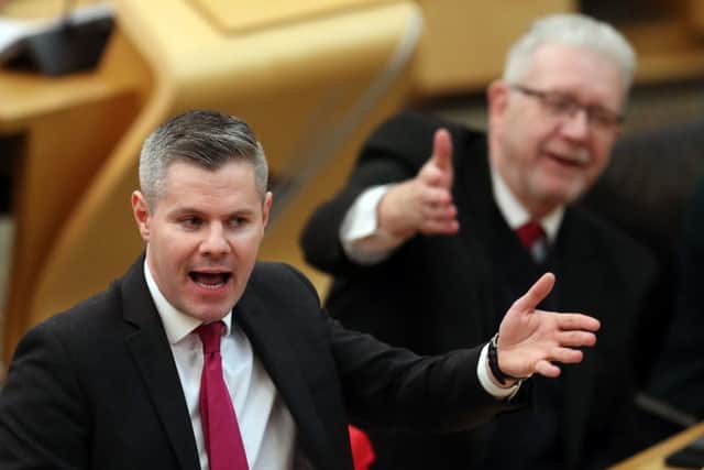 Derek Mackay delivers the Scottish Government's stage one budget at the Scottish Parliament last month. Picture: Jane Barlow/PA