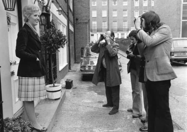 Baroness Falkender, then Marcia Williams, poses for the press in May 1974, the same year she was elevated to the peerage. (Picture: Aubrey Hart/Evening Standard/Hulton Archive/Getty Images)
