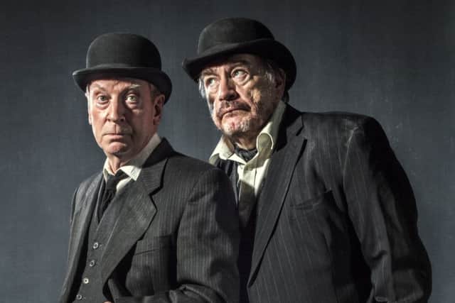 Bill Paterson and Brian Cox as Vladimir and Estragon in Beckett's Waiting for Godot at the Royal Lyceum Theatre Edinburgh in 2015