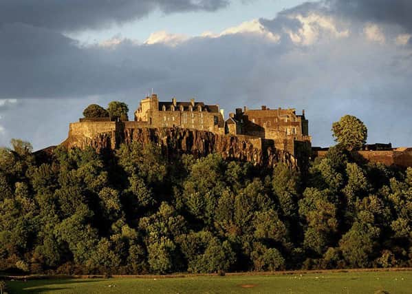 The train runs from Stirling castle