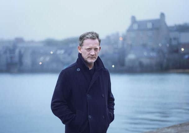 Lerwick Habrour is also a prominent backdrop in Shetland, featured here in this press shot. The Victoria Pier which dominates the harbour was founded in 1886