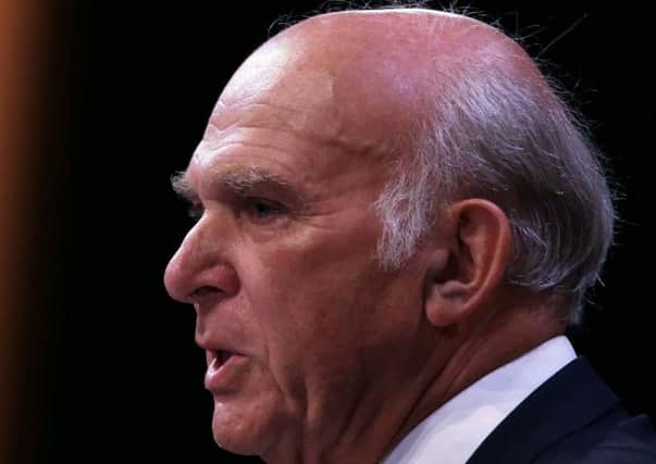 Vince Cable. Picture: AFP/Getty