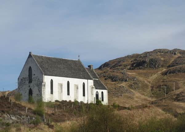 Lady of the Braes Chruch at Loch Ailort starred in the 1983 classic film Local Hero. PIC: www.geograph.org/MJ Richardson.