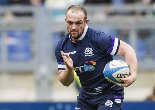 Nick Grigg in action for Scotland. Picture: Gary Hutchison/SNS