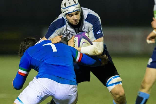 Ewan Johnson grew up in France but has a Scottish father. Picture: SNS/SRU