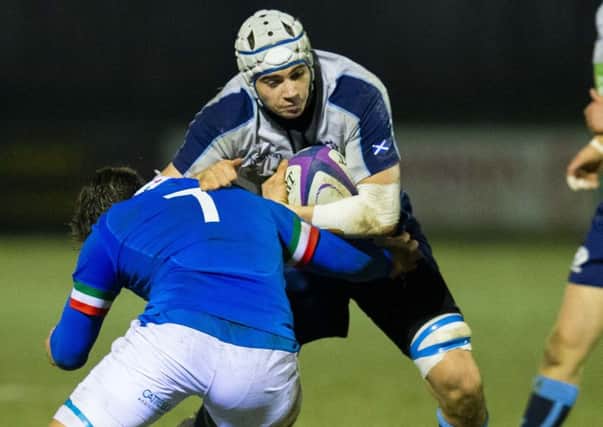 Ewan Johnson grew up in France but has a Scottish father. Picture: SNS/SRU