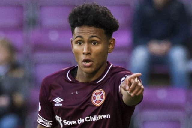 Demetri Mitchell is in his second loan spell with Hearts