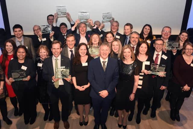 Winners of the Scottish Knowledge Exchange Awards 2019. Picture: Greg Macvean