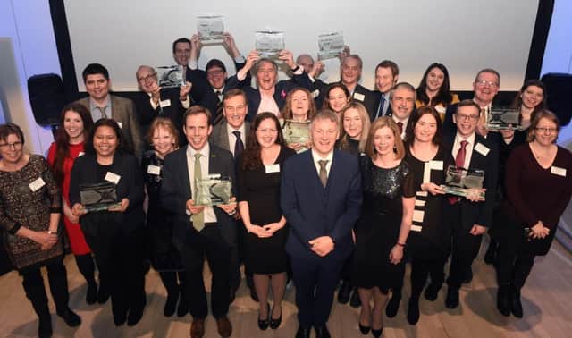 Winners of the Scottish Knowledge Exchange Awards 2019. Picture: Greg Macvean