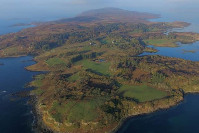 The island of Mull was bought  by residents last June. PIC: Contributed.