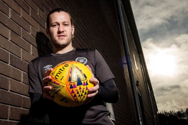 Peter Haring could make his return to the Hearts team for the first time in seven weeks after recovering from a hernia operation. Picture: SNS