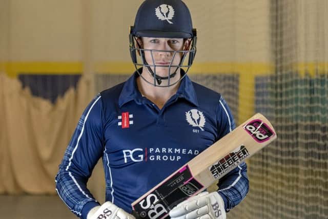 Scotland batsman George Munsey. Picture: Donald MacLeod