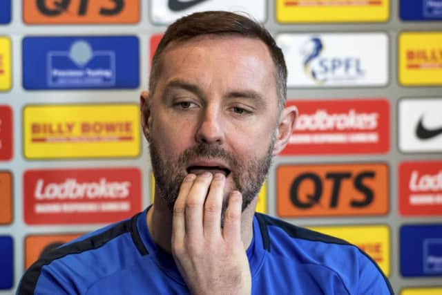 Kilmarnock's Kris Boyd chats with the media about the rise of sectarian abuse in Scottish football. Picture: Alan Harvey/SNS