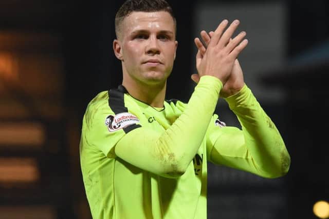 Hibernian's Florian Kamberi at full-time. Picture: SNS