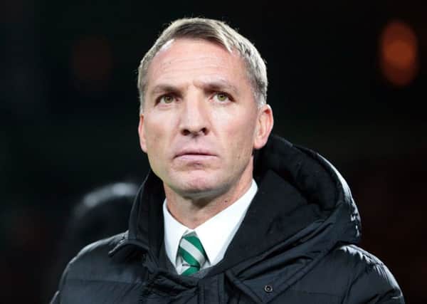 Celtic boss Brendan Rodgers said the Motherwell goal was a 'real injustice'. Picture: Graham Stuart/PA Wire.