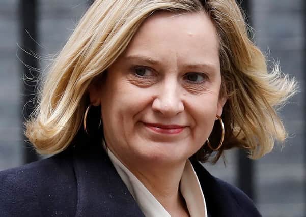 Britain's work and pensions secretary Amber Rudd. Picture: Tolga AkmenGetty Images