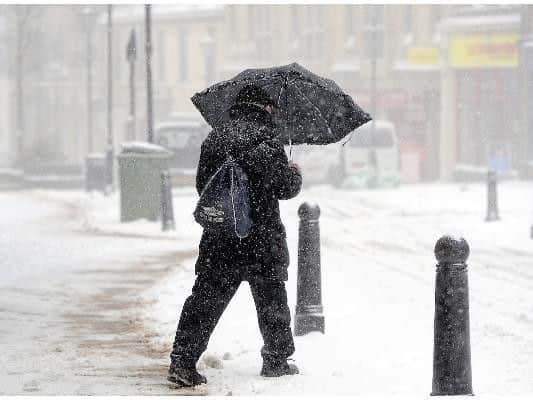 There was snow for most on the 27 Feb last year, which turned showery by afternoon.