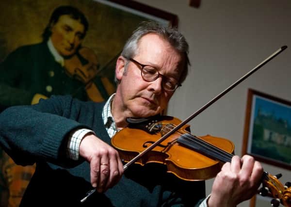Fiddler Pete Clark, organiser of the annual Niel Gow Fiddle Festival