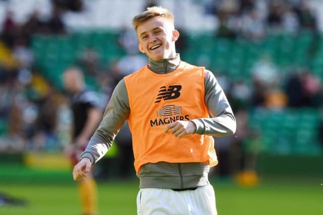Ewan Henderson picked up the man of the match award after Celtic's 4-1 win over Motherwell.
