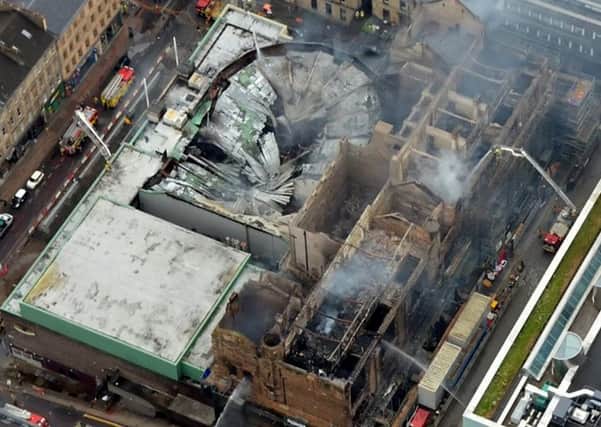 The  O2 ABC nightclub  in Glasgow suffered catestrophic damage during the fire which gutted the Glasgow School of Art last June. Picture: SWNS