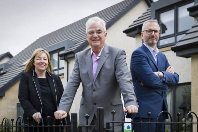 Michelle Motion (chief financial officer), Sandy Adam and Innes Smith. Picture: Contributed.