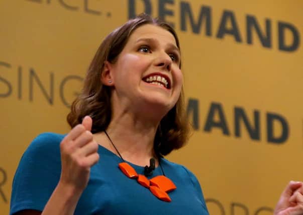 Liberal Democrats deputy leader Jo Swinson speaks at the party's Autumn Conference at the Brighton Centre in Brighton. PRESS ASSOCIATION Photo. Picture date: Sunday September 16, 2018. See PA story POLITICS LibDems. Photo credit should read: Gareth Fuller/PA Wire