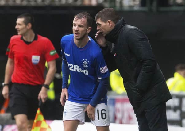 Steven Gerrard was full of praise for Andy Halliday. Picture: SNS/Craig Foy