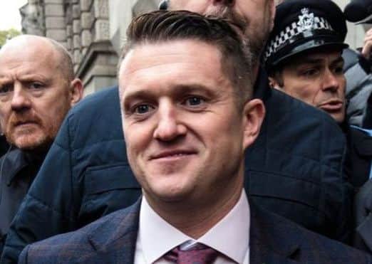 Tommy Robinson has been banned from Facebook and Instagram already. Picture: Getty Images