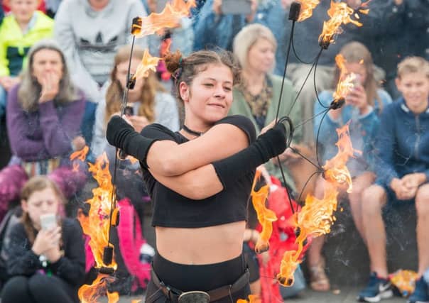 Street performers are not just for tourists (Picture: Ian Georgeson)