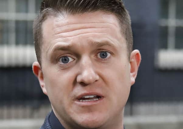 Stephen Yaxley-Lennon, aka Tommy Robinson. (Getty Images)
