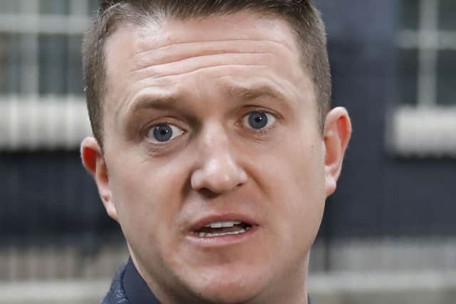 Founder and former leader of the anti-Islam English Defence League, Stephen Yaxley-Lennon, AKA Tommy Robinson. (Getty Images)