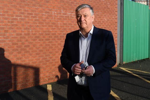 Peter Lawwell pictured at Celtic Park. Picture: SNS Group