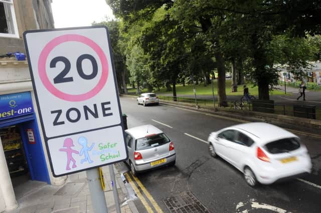 The plans would extend 20mph limits to most 30mph roads with street lights. Picture: Greg Macvean