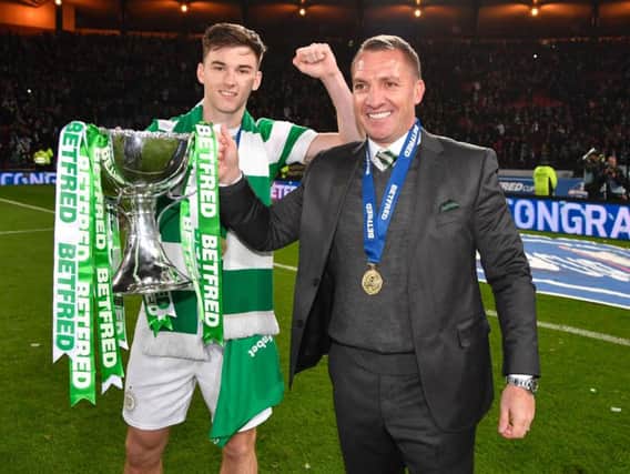 Brendan Rodgers could take Kieran Tierney to Leicester City.
