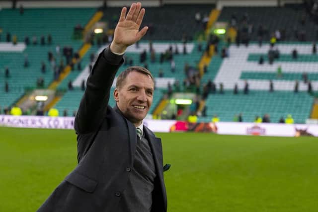 Brendan Rodgers left Celtic on Tuesday. Picture: SNS