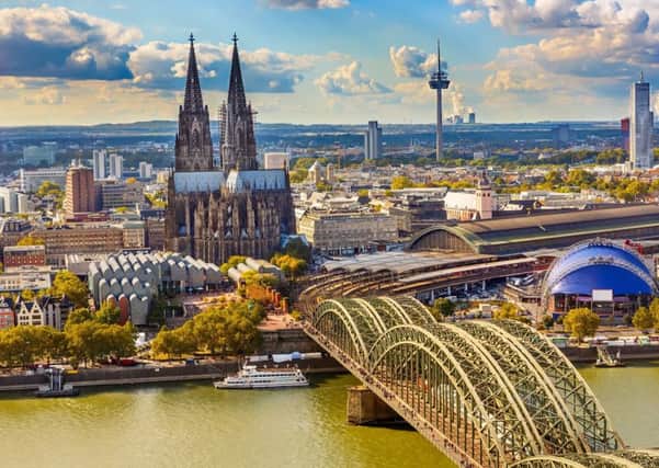 Cologne city centre, with the majestic Gothic cathedral at its heart