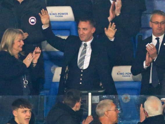 Brendan Rodgers at Leicester City. Picture: Getty