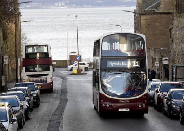 Bus passenger numbers across Scotland have dropped dramatically in the past ten years. Picture: Lisa Ferguson