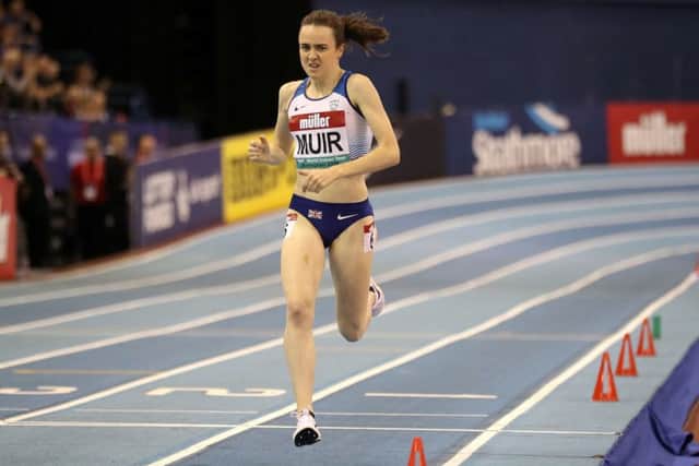 Laura Muir is aiming to defend the European Indoors title she won in Belgrade two years ago. Picture: David Davies/PA Wire