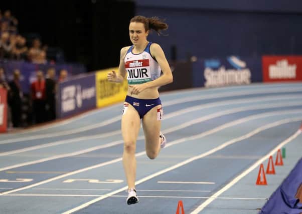 Laura Muir is aiming to defend the European Indoors title she won in Belgrade two years ago. Picture: David Davies/PA Wire