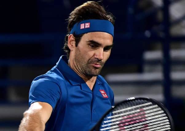Roger Federer maintained his 100% record against Fernando Verdasco. Picture: AFP/Getty Images