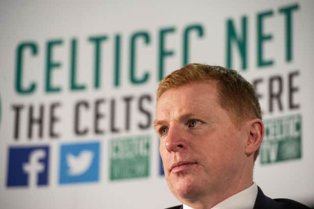 Neil Lennon is unveiled as Interim Celtic Manager. Picture: SNS Group