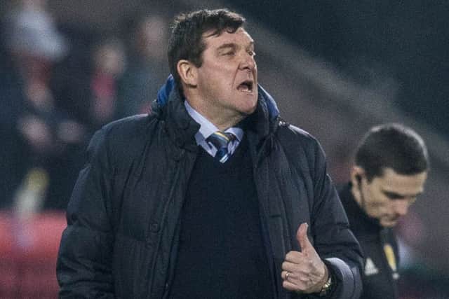 Furious: St Johnstone boss Tommy Wright. Picture: SNS Group