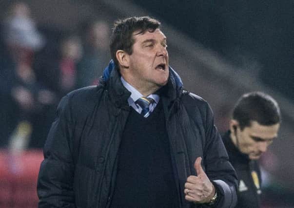 Furious: St Johnstone boss Tommy Wright. Picture: SNS Group