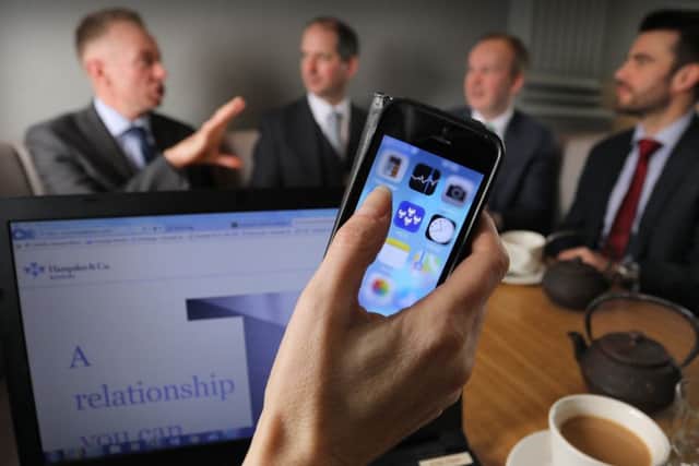 The new service promises to provide an additional route by which the banks high net worth clients can contact their banker. Picture: Stewart Attwood