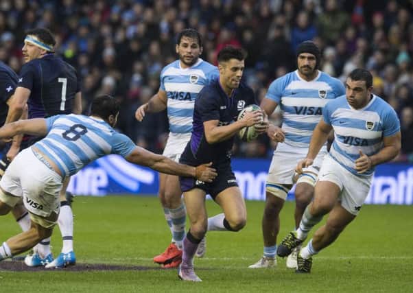 Scotland faced Argentina in the Autumn Test series, but they could face the Pumas again as part of the new World League. Picture: SNS Group
